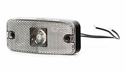 Obrysówka LED przednia z odblaskiem 225 12/24V