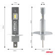 Żarówki samochodowe LED seria H25 CANBUS H1 12V 20W AMIO-04709 - 9