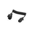 Coiled cable with 13/7 PIN plugs 12V 1.5m E1386 - 2