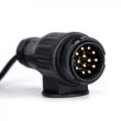 Coiled cable with 13/7 PIN plugs 12V 1.5m E1386 - 3