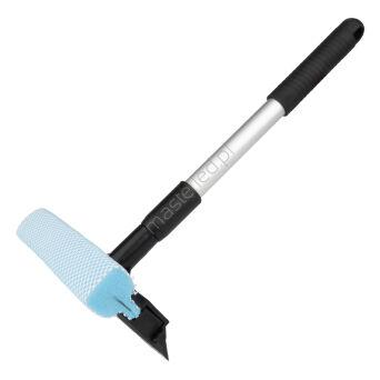 Myjka do szyb okien luster + ściągaczka do wody teleskopowa aluminiowa 35/48 cm AMIO-03853