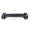 Bagażnik dachowy na narty snowboard krótki 570 mm SSR-01S AMIO-02590 - 10