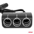 Rozdzielacz gniazda zapalniczki z ładowarką i żarnikiem 12V 24V 120W 80cm AMIO-04360 - 4