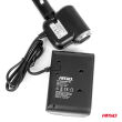 Rozdzielacz gniazda zapalniczki z ładowarką i żarnikiem 12V 24V 120W 80cm AMIO-04360 - 6