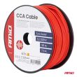 Przewód jednożyłowy czerwony CCA 1x1.5mm2 50m 7.5A 12/230V AMIO-04452 - 5