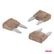 Bezpieczniki samochodowe płytkowe mini 3szt. 7.5A AMIO-05097 - 6