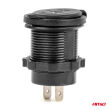 Ładowarka samochodowa z gniazdami USB wodoodporna 4.2A 2xUSB 12V 24V AMIO-04217 - 3