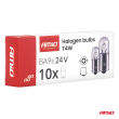 Żarówki halogenowe T4W 24V 4W BA9S 10szt.AMIO-04945 - 6