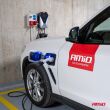 Ścienna ładowarka samochodu elektrycznego EV wallbox trójfazowa 22kW 32A 400V AMIO-04843 - 2