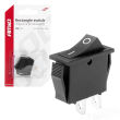 Włącznik przełącznik prostokątny ON OFF 12V AMIO-03081 - 4
