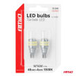 Żarówki LED CANBUS T15 W16W 48SMD 4SMD 3014 3030 White 12V 24V AMIO-04261 - 5