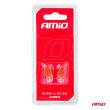 Żarówki halogenowe T10 W5W W2.1x9.5d 12V 2szt. blister AMIO-03347 - 3