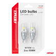 Żarówki LED CANBUS T15 W16W 2SMD 3570 White 12V 24V AMIO-04257 - 5