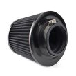 Filtr powietrza stożkowy uniwersalny czarny + 3 adaptery AMIO-02546 - 2