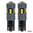 Żarówki LED STANDARD T10 2525 10SMD białe 12V 24V AMIO-04993 - 2