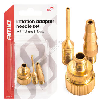 Zestaw adapterów do pompowania M8 AMIO-04502