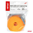 Pas transportowy z klamrą samozaciskową 5m x 25mm AMIO-03292 - 5