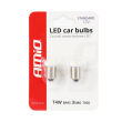 Żarówki LED STANDARD T4W BA9s 3xSMD 7020 12V AMIO-01097 - 5