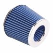 Filtr powietrza stożkowy uniwersalny niebieski + 3 adaptery AMIO-02458 - 3