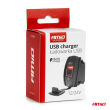 Ładowarka samochodowa z gniazdami USB wodoodporna w kształcie łódki USB + USB-C QC3.0 12V 24V AMIO-04229 - 5