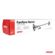Klakson fanfara pneumatyczna sygnał dźwiękowy chrom 620mm niski ton AMIO-04078 - 6