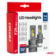 Żarówki samochodowe LED seria F25 PRO BLACK FULL CANBUS H4 H19 70W 12V 24V AMIO-04719 - 9