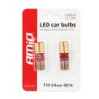 Żarówki LED CANBUS 24SMD 4014 T10e W5W White 12V 24V AMIO-01287 - 5