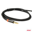 Kabel AUX MINI JACK 3,5mm oplot 100cm AMIO-03269 - 4