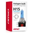 Żarówka halogenowa H15 12V 55W Super White AMIO-01492 - 7