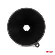 Lejek plastikowy czarny uniwersalny do paliwa cieczy wody 10 cm AMIO-04044 - 2