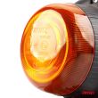 Lampa ostrzegawcza błyskowa mini kogut 18 LED magnes R65 R10 12V 24V W21ml AMIO-02924 - 2