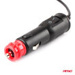 Lampa ostrzegawcza błyskowa mini kogut 18 LED magnes R65 R10 12V 24V W21ml AMIO-02924 - 4