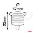 Dodatkowy woltomierz cyfrowy do zabudowy 12V 24V MOD-02 AMIO-02852 - 4