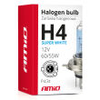 Żarówka halogenowa H4 12V 60/55W filtr UV (E8) Super White AMIO-01269 - 4