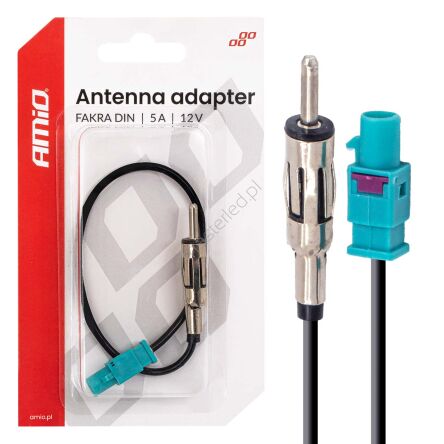 Adapter antenowy FAKRA DIN 5A 12V AMIO-04443