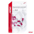 Konektory końcówki złączki oczkowe 5.3mm 10szt AMIO-03077 - 4