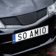 Ramka tablicy rejestracyjnej czarna elastyczna PREMIUM UE/DE AMIO-04780 - 2