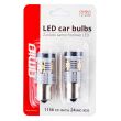Żarówki LED CANBUS 3020 24SMD 1156 BA15S P21W R10W R5W White 12V 24V AMIO-02797 - 4