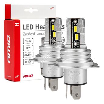 Żarówki samochodowe LED H-mini H4 AMIO-03331