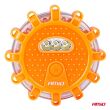 Samochodowa lampa awaryjna akumulatorowa z funkcją latarki 12SMD+3SMD 650mAh (BATT) światło pomarańczowe AMIO-04829 - 2