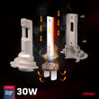 Żarówki samochodowe LED seria H25 CANBUS H7 H18 12V 30W AMIO-04712 - 6