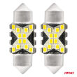 Żarówki LED CANBUS Festoon C5W 12SMD 2016 31mm White 12V 24V AMIO-04235 - 2
