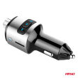 Transmiter samochodowy FM 2×USB-A microSD 12V 24V AMIO-04654 - 10
