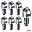 Transmiter samochodowy FM 2×USB-A microSD 12V 24V AMIO-04654 - 13