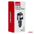Transmiter samochodowy FM 2×USB-A microSD 12V 24V AMIO-04654 - 14