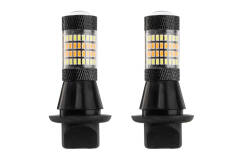 Żarówki 2w1 Światła do jazdy dziennej LED z kierunkowskazem 02451 / ostatnie  komplet