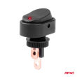 Włącznik przełącznik elipsa z podświetleniem 12V 24V AMIO-03089 - 2