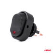 Włącznik przełącznik elipsa z podświetleniem 12V 24V AMIO-03089 - 5