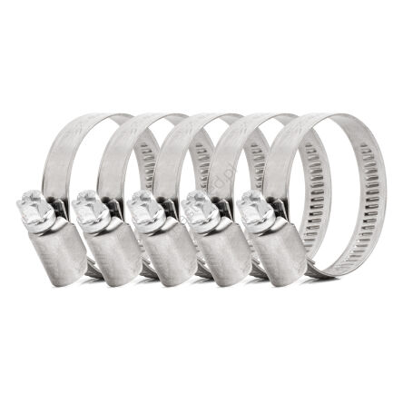Obejma ślimakowa 5 szt. 25-40mm/9mm W2 AMIO-04586