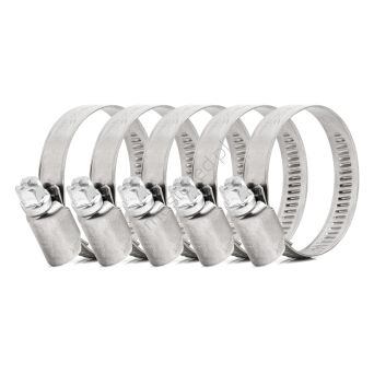 Obejma ślimakowa 5 szt. 25-40mm/9mm W2 AMIO-04586